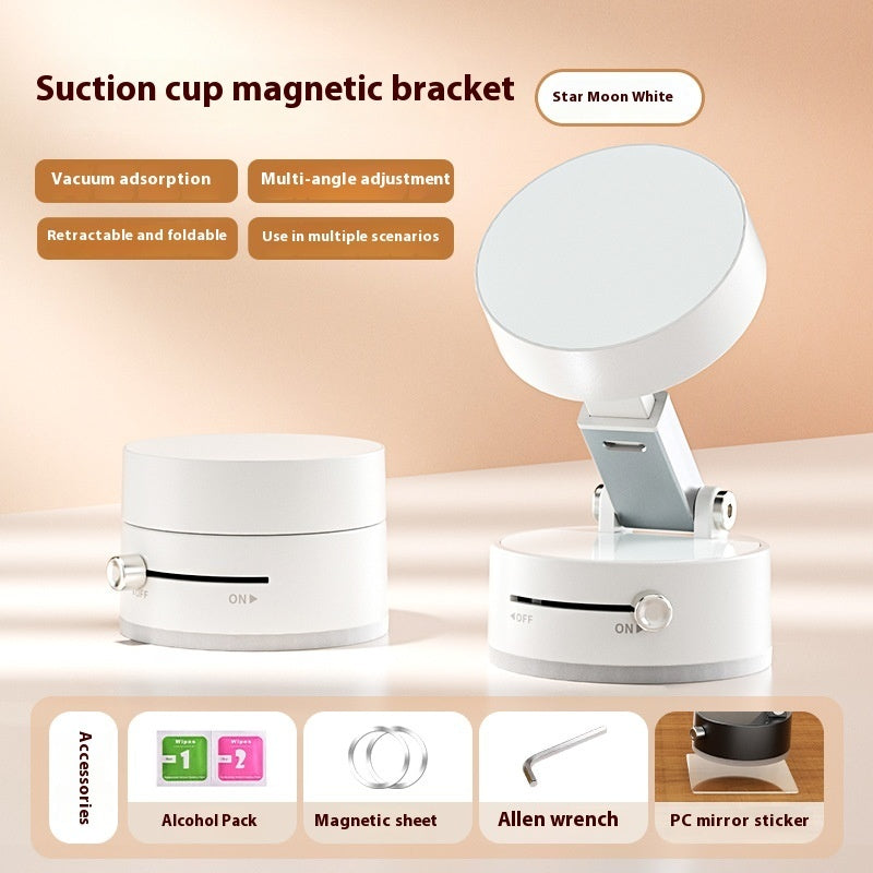 Foldable Magnetic Car Phone Mount – 360° Vacuum Suction with Hands-Free Navigation
