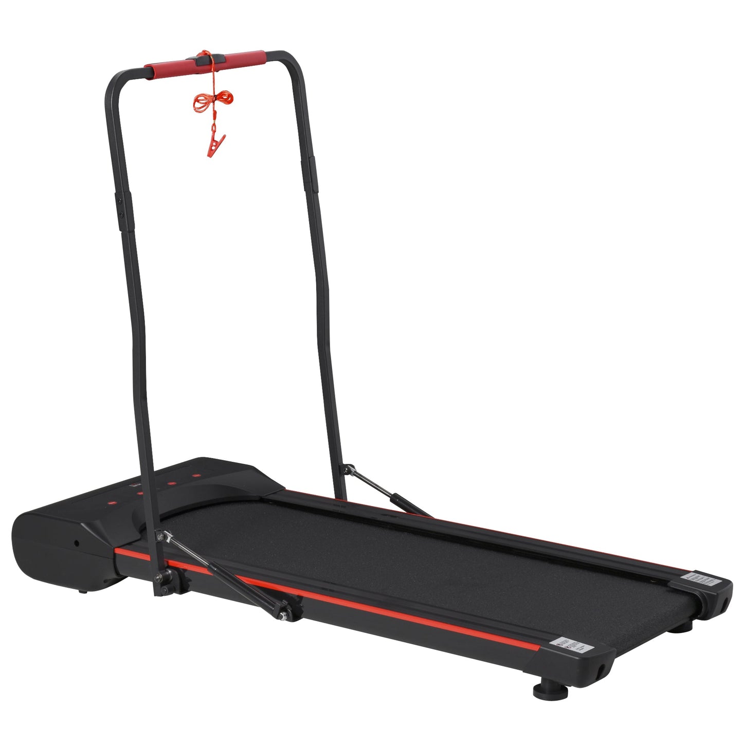 Foldable Walking Machine Treadmill 1-6km/h with LED Display & Remote Control Exercise Fitness for Home Office-0