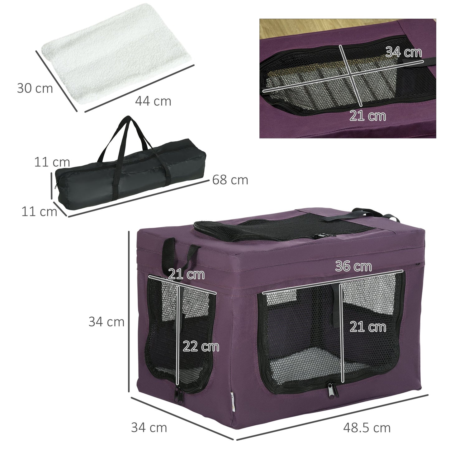 Pet Travel Bag | Pet Carrier Bag | Trendi-Den
