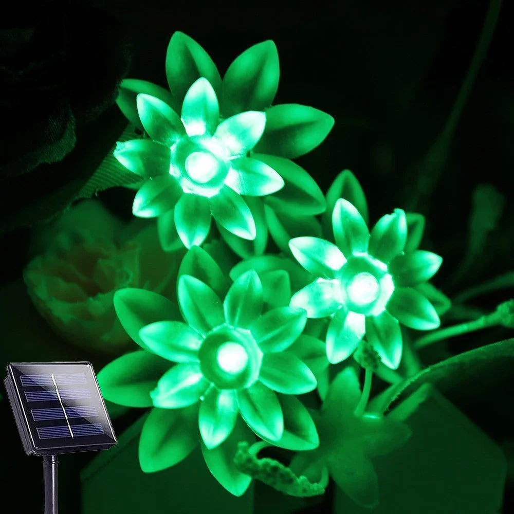 BlossomGlow β Solar-Powered Cherry Blossom Lights