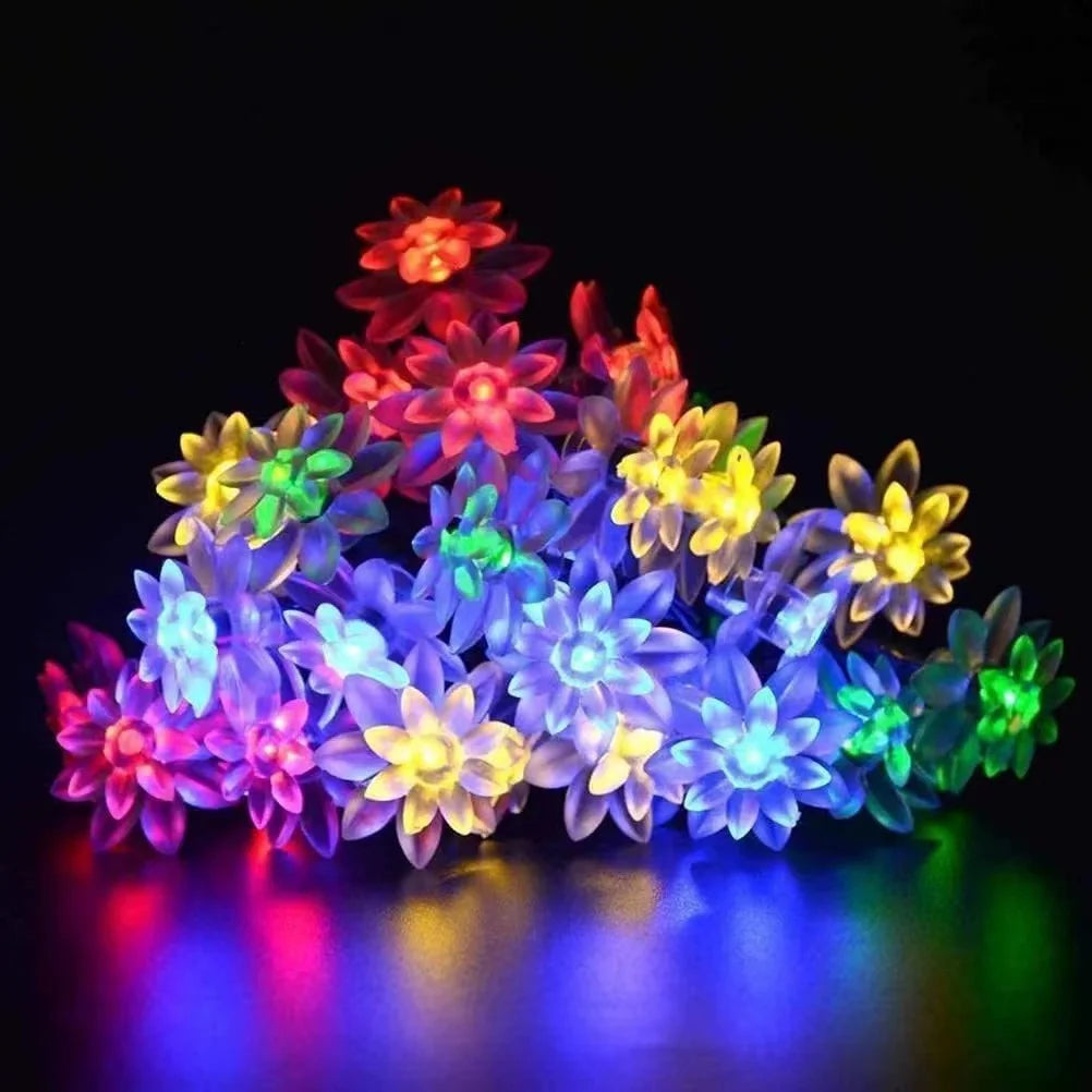 BlossomGlow β Solar-Powered Cherry Blossom Lights
