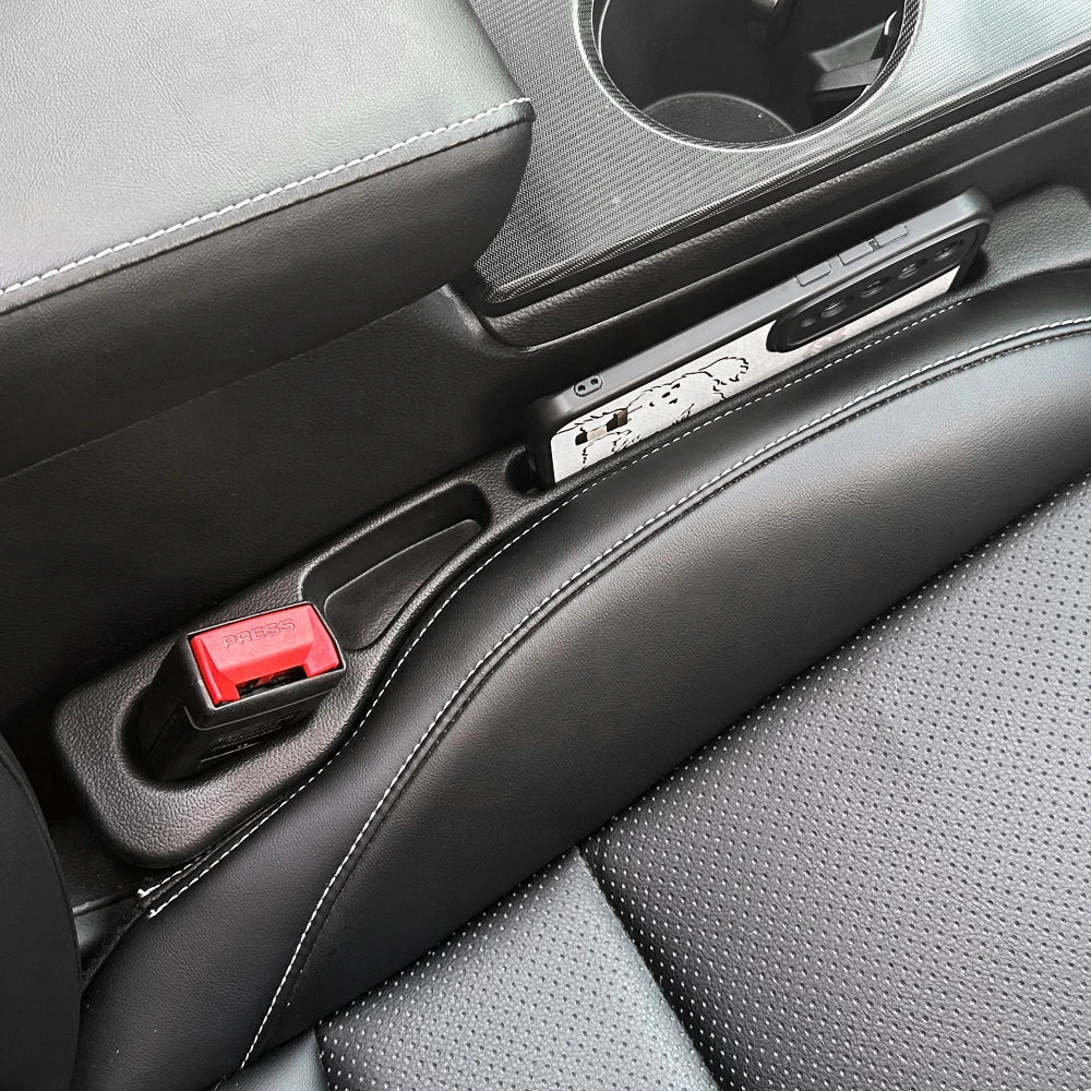 2Pcs Car Seat Gap Filler Between Seats Console Organizer