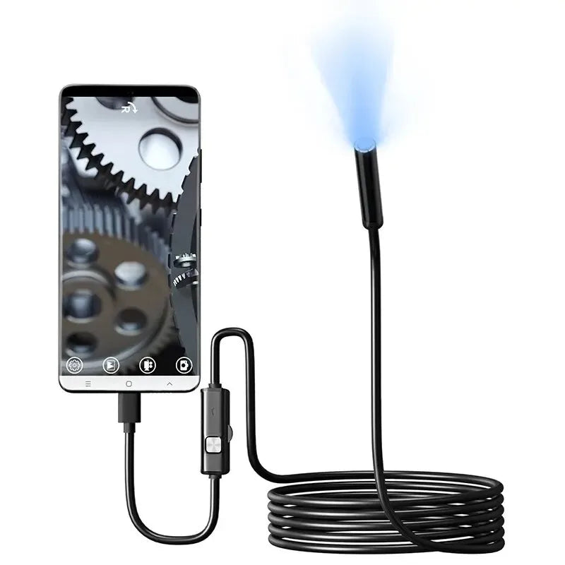 Endoscope Camera IP67 Waterproof 6 LEDs Adjustable USB 7.0MM TYPE-C