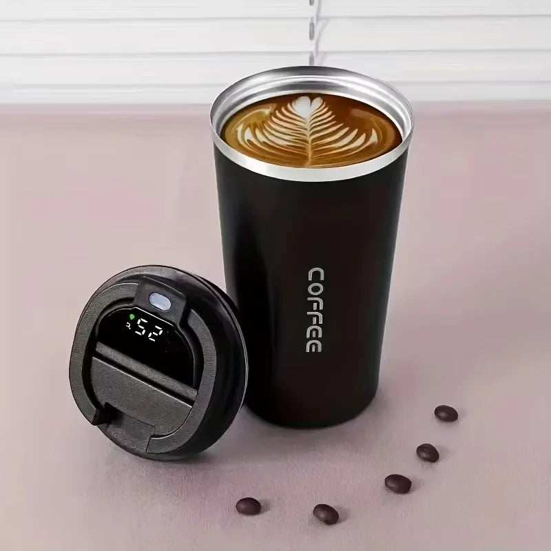 Stainless Steel Smart Temperature Display Portable Travel Mug 380ml 510ml