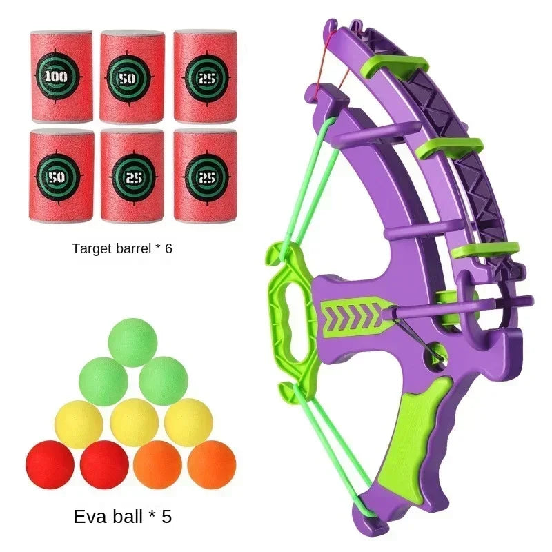 Montessori Throw Sport Slingshot Target Sticky Ball Dartboard Basketball Board Games Educational Children's Outdoor Game Toy