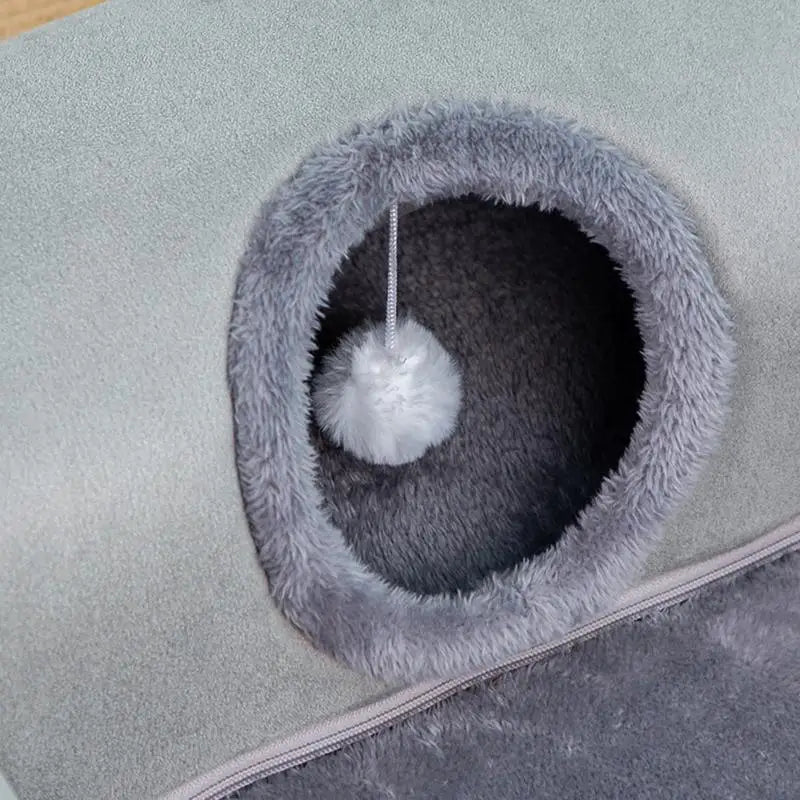 Cat Tunnel Bed | 3-in-1 Cat Tunnel Bed | Trendi-Den