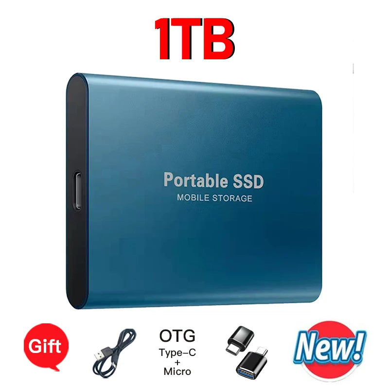 High-speed External Hard Drive 1TB - 64TB Portable Type-C Interface 3.1 UK Seller