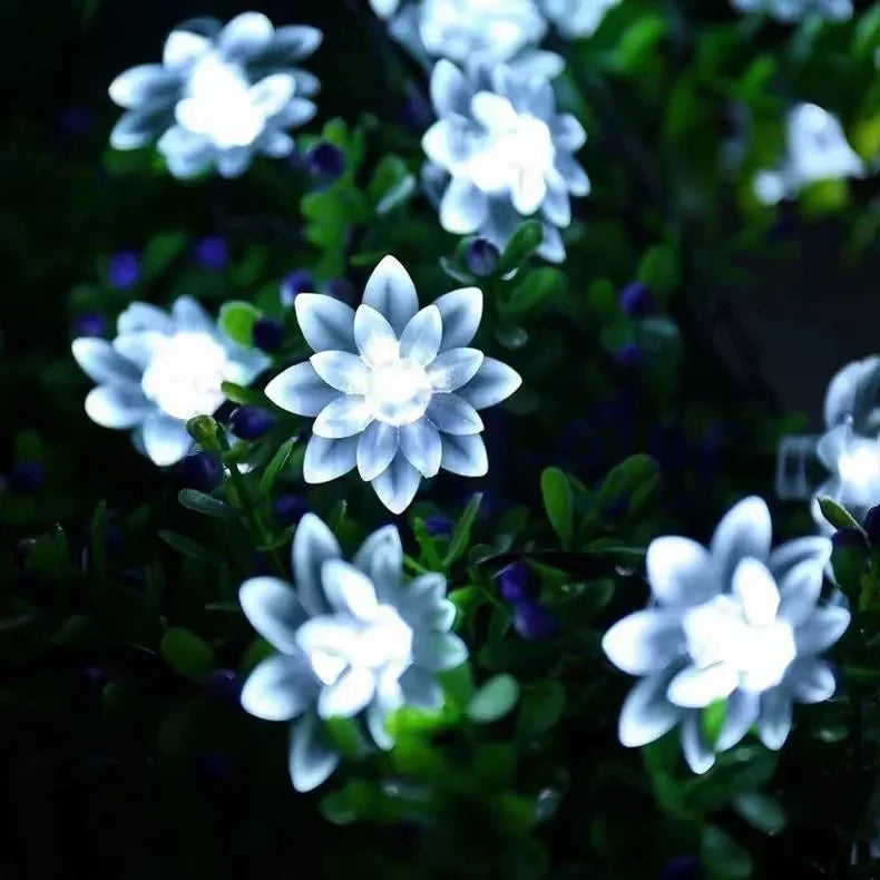 BlossomGlow β Solar-Powered Cherry Blossom Lights