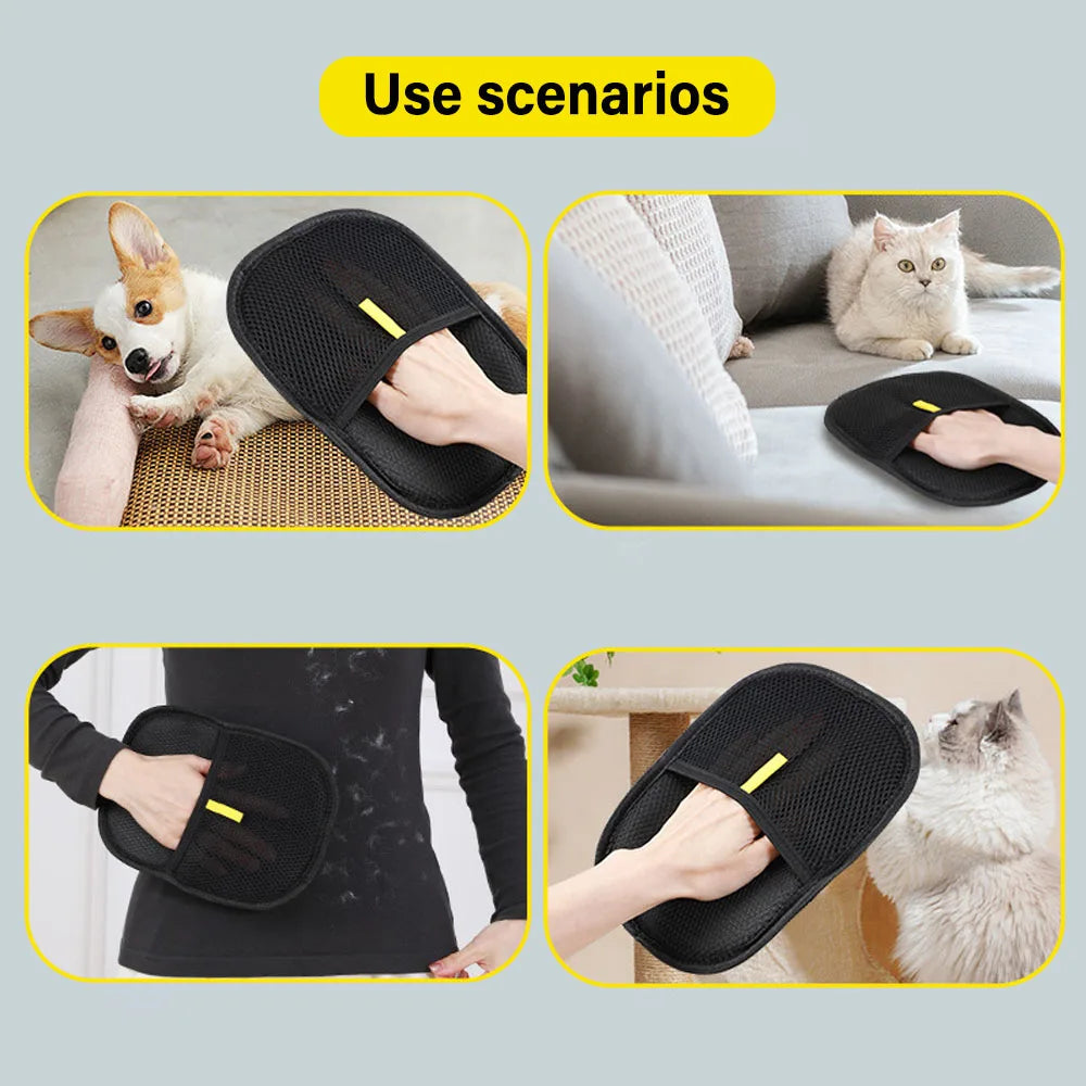 Pet Hair Remover Gloves | Trendi-Den