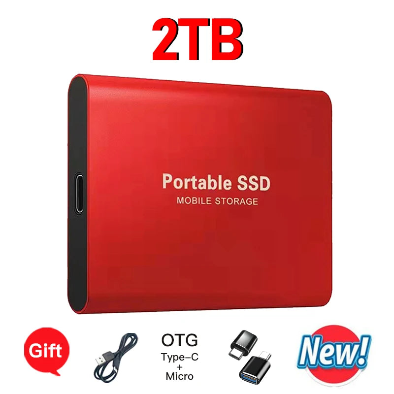High-speed External Hard Drive 1TB - 64TB Portable Type-C Interface 3.1 UK Seller