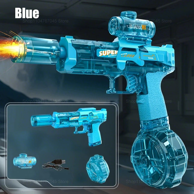 2025 NEW Electric Automatic Water Toy Gun High Powered Water Guns for Adults Kids Without Leaks Water Perfect Pool Toy Water Gun