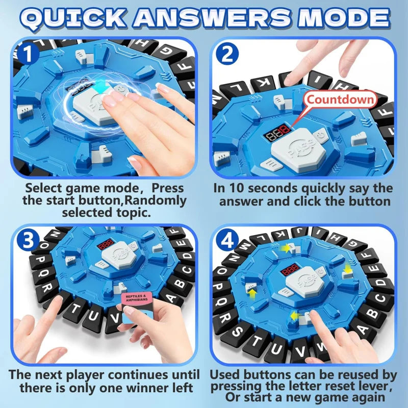 Word Frenzy – Race, Think, Laugh! Perfect for Family Game Night!
