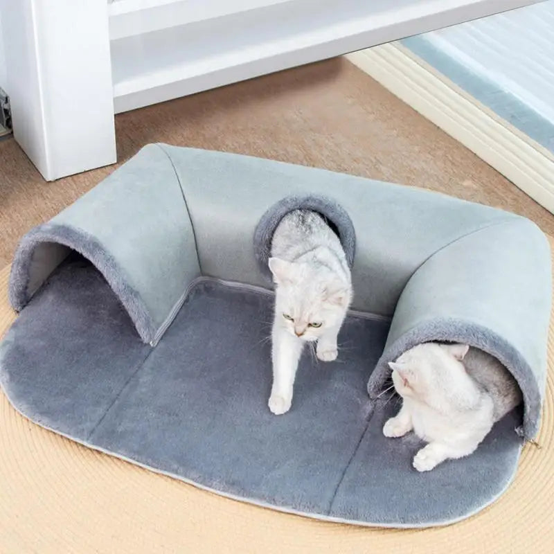 Cat Tunnel Bed | 3-in-1 Cat Tunnel Bed | Trendi-Den