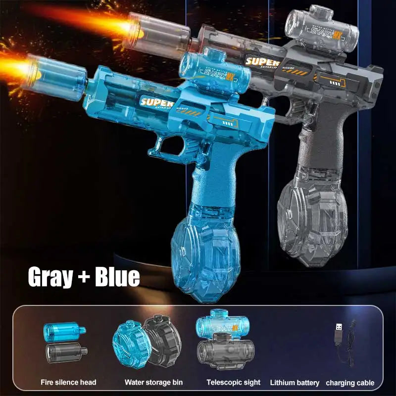 2025 NEW Electric Automatic Water Toy Gun High Powered Water Guns for Adults Kids Without Leaks Water Perfect Pool Toy Water Gun
