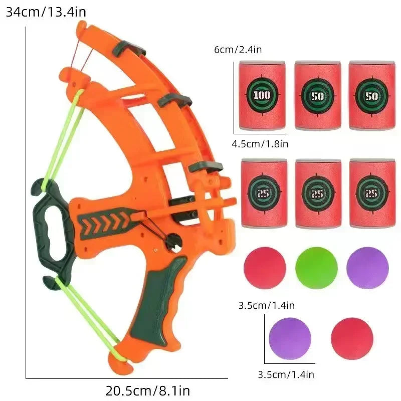 Montessori Throw Sport Slingshot Target Sticky Ball Dartboard Basketball Board Games Educational Children's Outdoor Game Toy