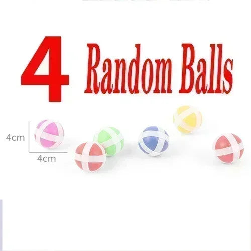 Montessori Throw Sport Slingshot Target Sticky Ball Dartboard Basketball Board Games Educational Children's Outdoor Game Toy