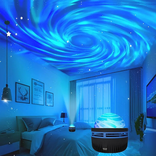 LED Galaxy Projector - Colorful Sky Night Light for Kids' Room