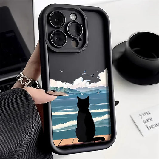 Cartoon Lovely Cat Phone Case