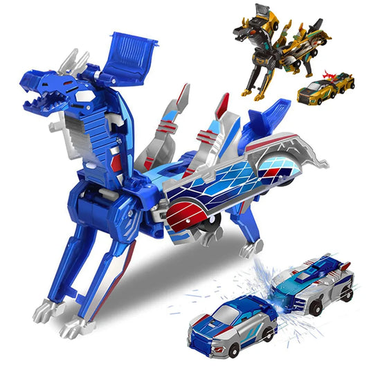 Crash to Dino: Collision-Changing Car Toy