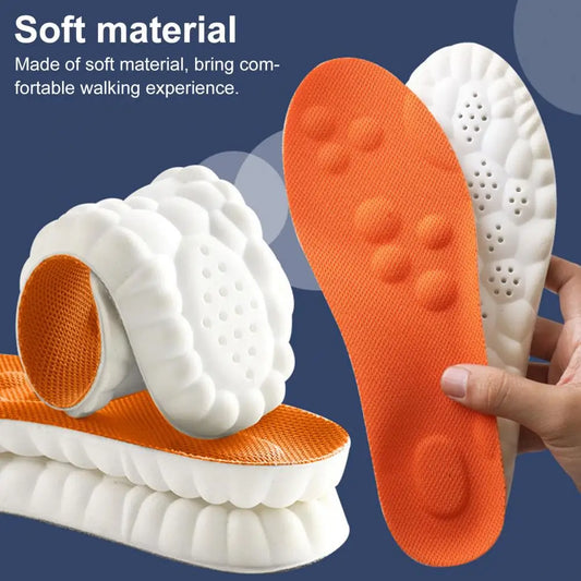 CloudWalk 4D – Massage Insoles for All-Day Comfort!