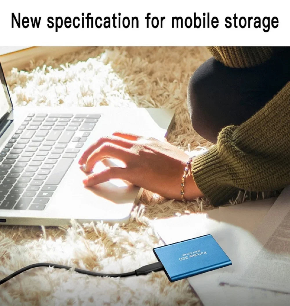 High-speed External Hard Drive 1TB - 64TB Portable Type-C Interface 3.1 UK Seller