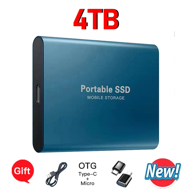 High-speed External Hard Drive 1TB - 64TB Portable Type-C Interface 3.1 UK Seller