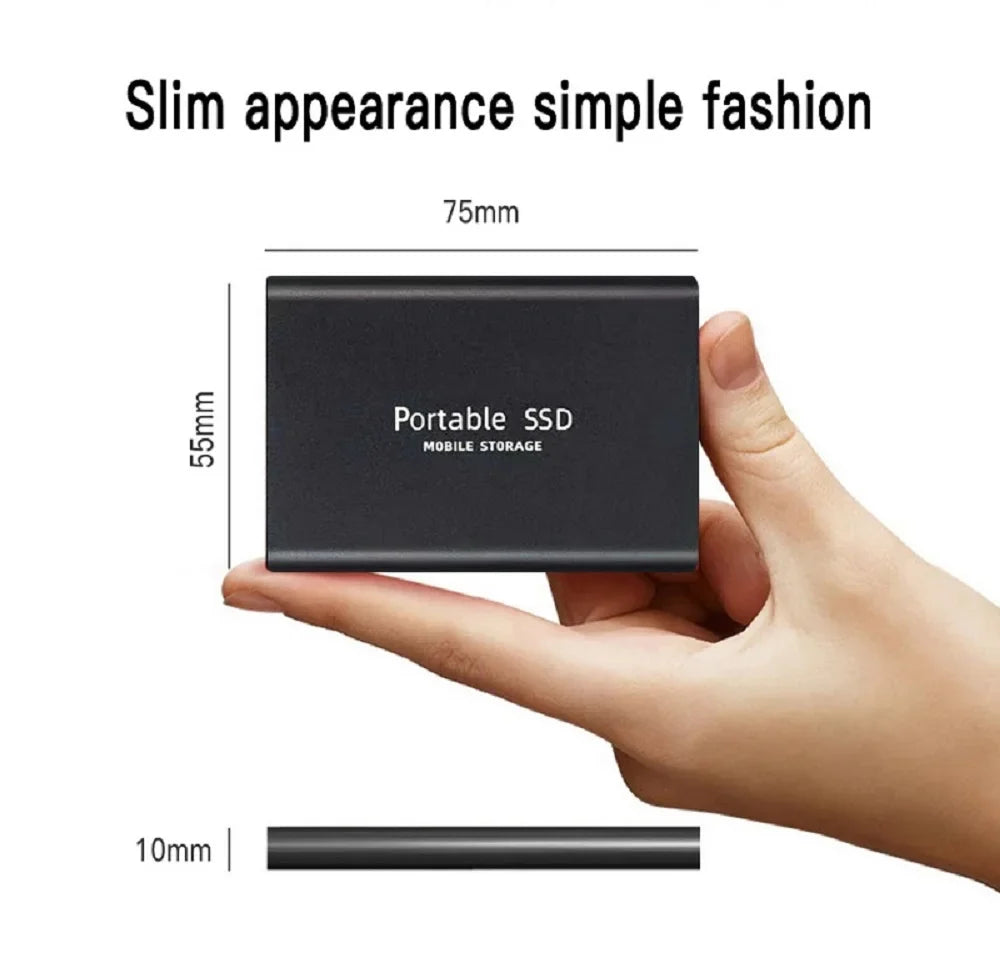 High-speed External Hard Drive 1TB - 64TB Portable Type-C Interface 3.1 UK Seller